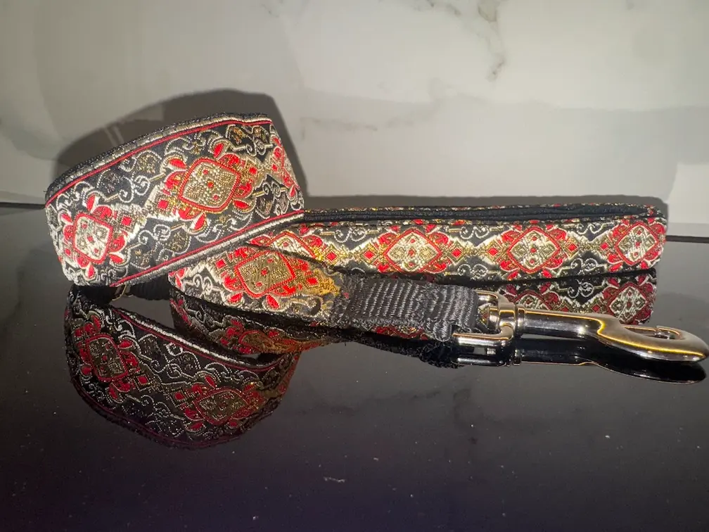 Martingale Lux Collar & Lead (Red)